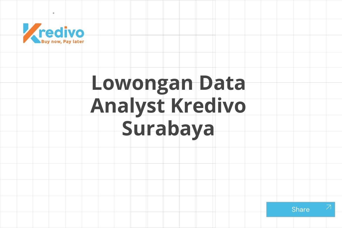 Lowongan Data Analyst Kredivo Surabaya